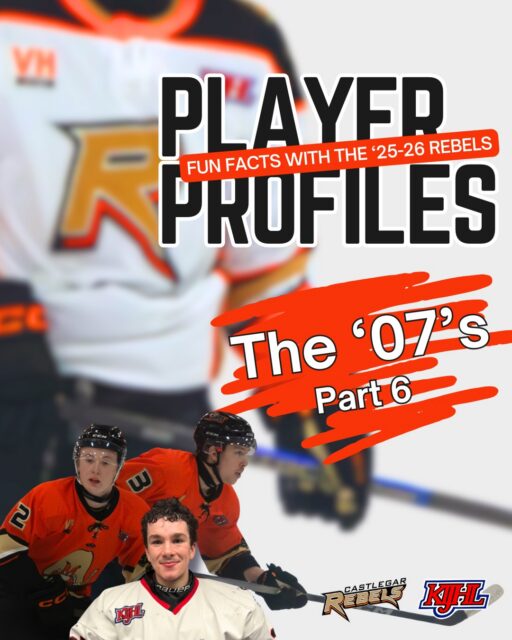 We close out our 2007 group with a trio - Myles Morson, Rhett Steel and Andrik Lygas. 

Myles and Rhett are first-year Rebels and have both added good defensive power and size to our back end when they’re on the ice. Andrik is the newest member of the team, arriving late last week. He played a strong game in net on Saturday against one of the top teams in the league.

#wearerebels #playforthegar #rebsnation #kijhl #kijhlhockey
