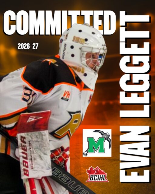 Huge congrats to Rebels netminder Evan Leggett on his commitment to the BCIHL’s Logan Lake Miners!
Evan made a big impact in the crease this season for the Rebels, posting a stellar .921 save percentage. Over four seasons in the KIJHL, Evan played almost 1,700 mins.
The Miners have reinforced their goaltending depth with this addition.
Good luck, Evan! We look forward to your significant contributions to the Miners’ success.
#wearerebels #playforthegar #kijhl #stepup