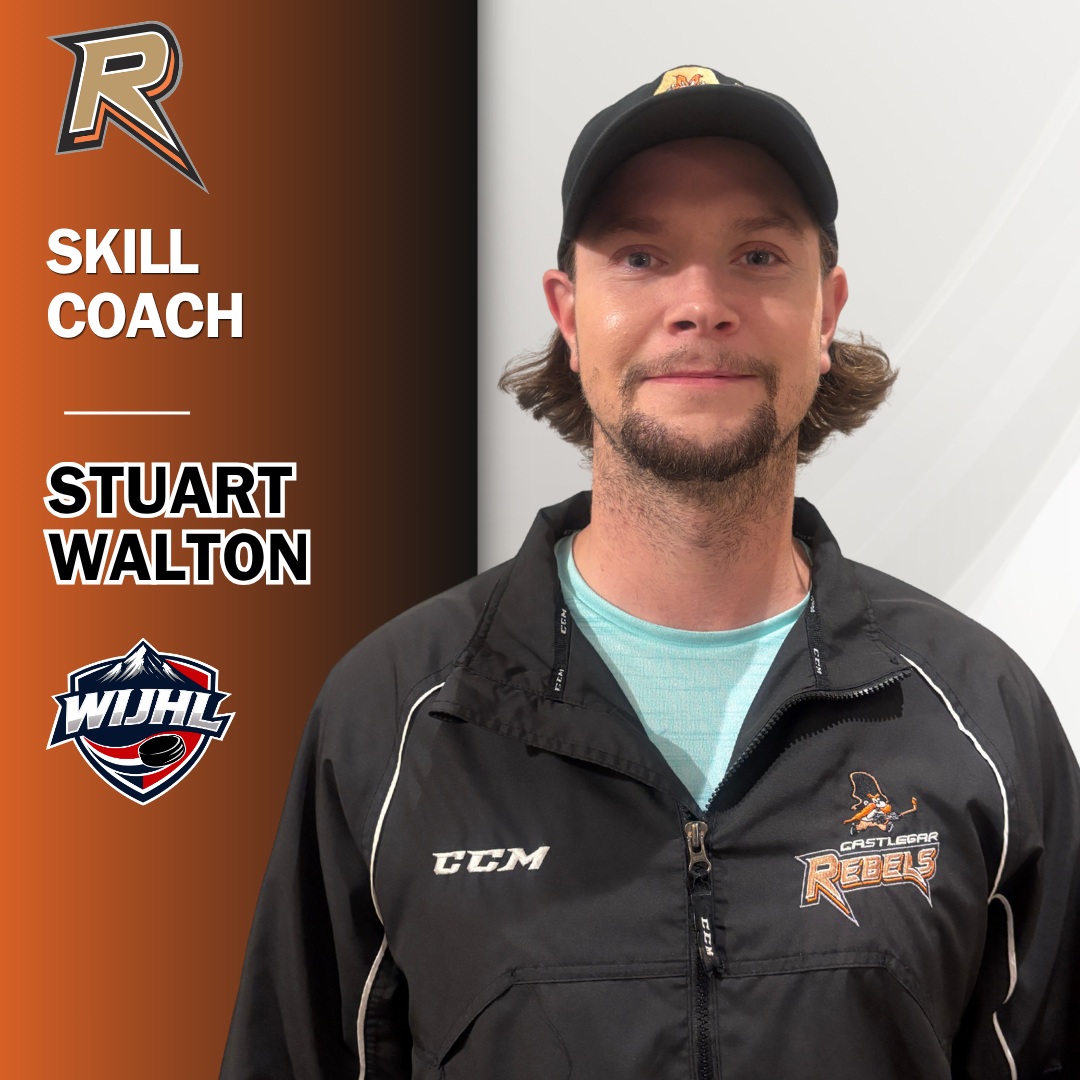 🚨 STAFF ANNOUNCEMENT 🚨

The Castlegar Rebels are excited to welcome Rebels alumni Stuart Walton as our Skill Coach! 🟠⚫️

An all time franchise leading point producer with 229 points in 186 games played. Stuart brings a very high hockey IQ, and unique vision for the game. He has a strong passion for the game and desire to help the next generation of Rebels reach their ultimate goals.

Please join us in welcoming Stuart back into the Rebels family! 💪🔥

#WeAreRebels #PlayForTheGar #RebsNation #WIJHL