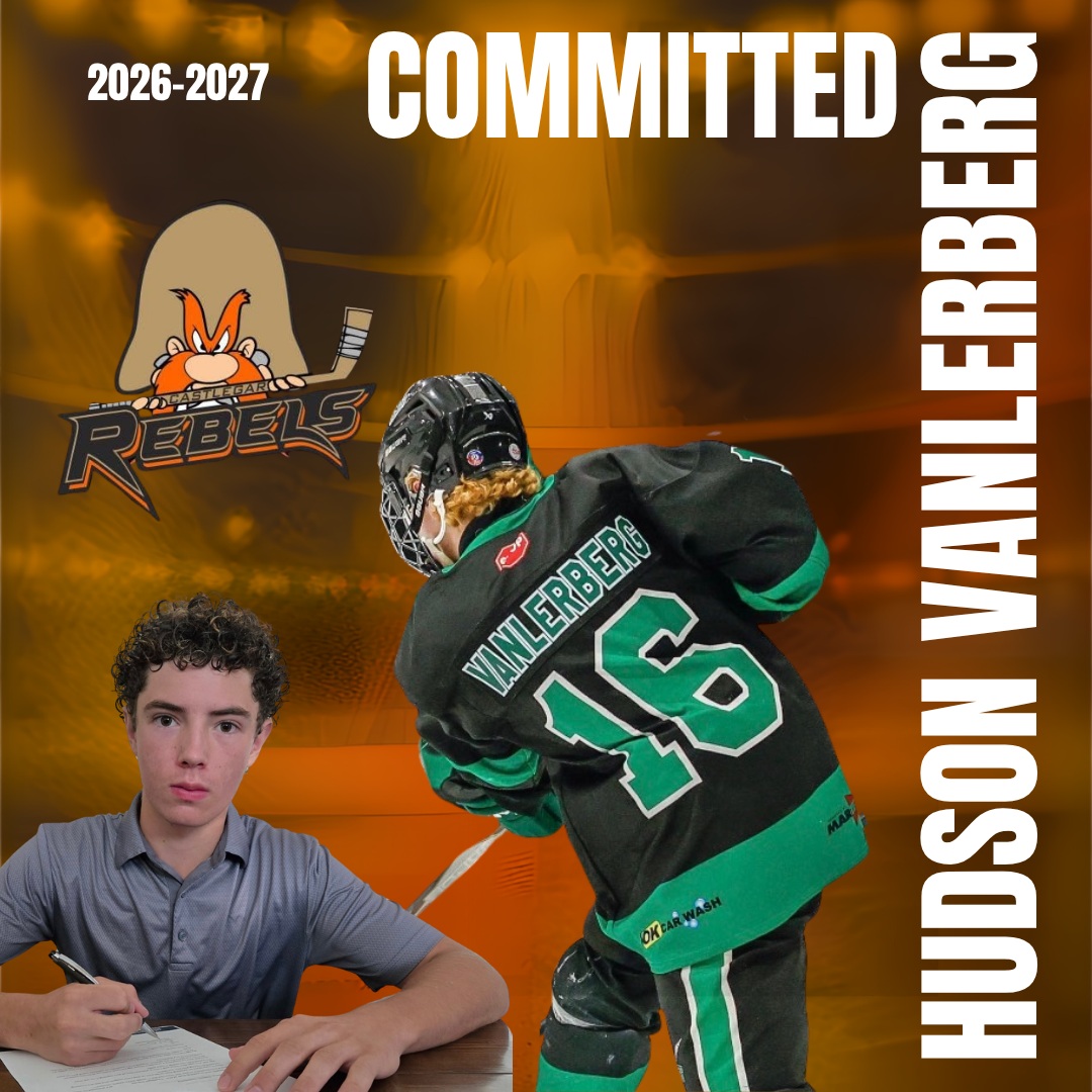 π§‘π€ PLAYER COMMITMENT π
The Castlegar Rebels are excited to announce the commitment of Hudson Vanlerberg for the upcoming season! π€π§‘
Hudson is a 2009-born forward from Castlegar, BC, who joins the Rebels after playing with the West Kootenay Crusaders and Castlegar Rebels AP. His work ethic and determination will be a value to the team.
Welcome to the Rebels, Hudson! π§‘π€
#CastlegarRebels #RebelNation #WIJHL #PlayForTheGar π€π§‘π