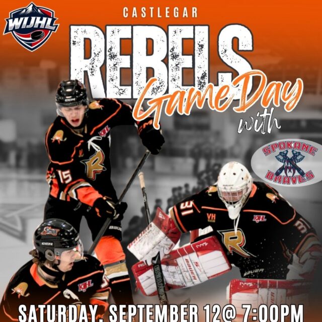 The Castlegar Rebels hit home ice tonight against the Spokane Braves for an exhibition matchup as we kick off our 50th Anniversary Season! π§‘π€
π 7:00 PM Puck Drop
π Castlegar & District Community Complex
ποΈ Just $5
Bring your crew. Bring the noise.
Letβs get the 50th Anniversary Season started! π§‘π€
#CastlegarRebels #RebelsHockey #PlayInTheGar #WIJHL