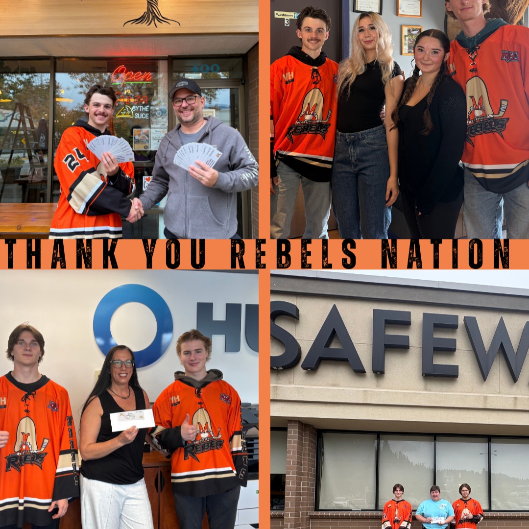 🧡🖤 REBEL SHOUTOUT! 🖤🧡

A HUGE thank you to @grateful_table, The Bombi Restaurant, Hub International West Kootenays & Castlegar Safeway for supporting YOUR Castlegar Rebels! 🏒🔥

Our sponsors help make Rebels hockey happen — and we’re proud to have you in our corner! 🙌

Support the businesses that support the Rebels! 🧡🖤

#CastlegarRebels #GoRebels #PlayForTheGar