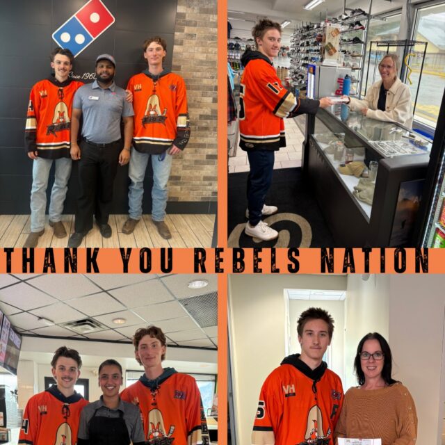 🧡🖤 REBEL SHOUTOUT! 🖤🧡

A HUGE thank you to Castlegar Dominos, Mallard Source for Sports, Castlegar Tim Horton's & Kootenay Savings for supporting YOUR Castlegar Rebels! 🏒🔥

Our sponsors help make Rebels hockey happen — and we’re proud to have you in our corner! 🙌

Support the businesses that support the Rebels! 🧡🖤

#CastlegarRebels #GoRebels #PlayForTheGar