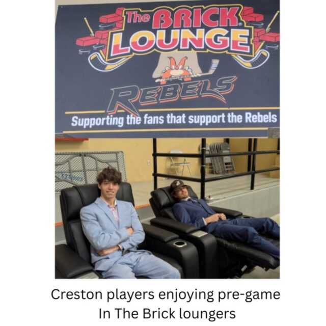 Thank you to our sponsor The Brick furniture store in Castlegar for the relaxing lounge chairs.