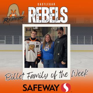 🧡🖤 BILLET APPRECIATION | SAFEWAY 🏒

Today, we’re celebrating Tim & Lisa, the billet family for #️⃣ Brodie Kenny! 🏡🧡

A huge thank you to Tim & Lisa for opening their home to Brodie and being such an important part of his Rebels journey. Billet families make a big difference in the lives of our players, and we’re so grateful for the care and support they provide!

A big shoutout to Safeway for helping us recognize the amazing people behind our Rebels! 🙌🖤

#CastlegarRebels #RebelsHockey #BilletFamily #CommunityStrong #SupportLocal